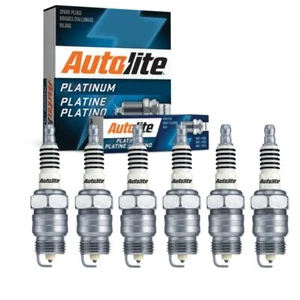 6 pc Autolite Platinum Spark Plugs for 1964-1982 Ford Mustang 2.8L 3.3L 4.1L zg - Picture 1 of 5
