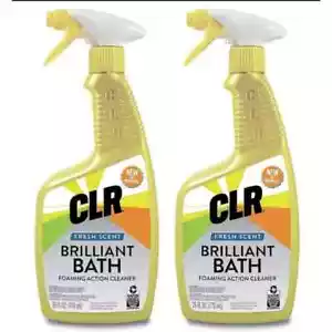 CLR Brilliant Bath Bathroom & Kitchen Cleaner 26 oz 2 Pack New Free Shipping - Picture 1 of 6