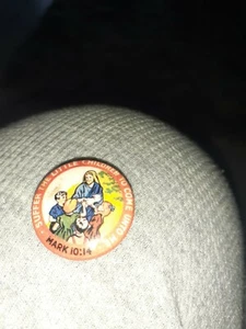 Mark 10.14 Religious Vintage badge - Foto 1 di 2