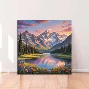 Colorful Mount Lake View Limited Edition High Quality Home Decor Australian Made - Bild 1 von 3