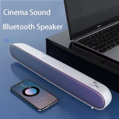 Bluetooth 5.0 Speaker Bass Power Portable Stereo HIFI Wireless USB/TF/AUX Retro - image 1 of 4
