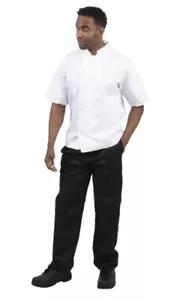 NEW Whites Chefs Clothing BOSTON (XXL) Short Sleeved WHITE Cooks Chefs Jacket AU - Picture 1 of 12