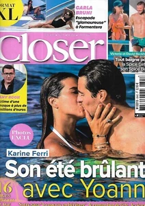 CLOSER n°894 29/07/2022 Karine Ferri & Yoann Gourcuff/ Victoria & David Beckham - Picture 1 of 4