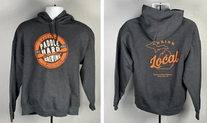 Sudadera con Capucha Paddle Hard Brewing Michigan Para Hombre Bolsillos Grandes Algodón Poliéster Cerveza - Imagen 1 de 3