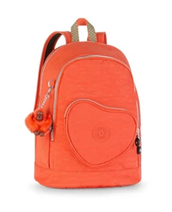 Kipling HEART BACKPACK Kids Backpack - Sugar Orange C RRP £69 - Picture 1 of 3