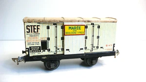 JEP ÉCHELLE"O" WAGON FRIGORIFIQUE TÔLE Lg 17 cm BON ÉTAT 1952/64 - Bild 1 von 8