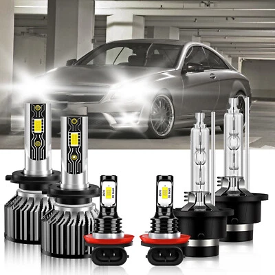 Faros LED faros antiniebla H7+D2S+H11 para Mercedes-Benz CL63 AMG 2008-2008 Foto 1 de 4