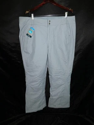 Columbia 2X Womens NWT Light Blue Snow Pants Modern Mountain Insulated NEW Tags - Image 1 of 4