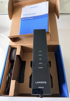 Linksys Docsis 3.0 Cable Modem CM3016 - Image 1 of 2
