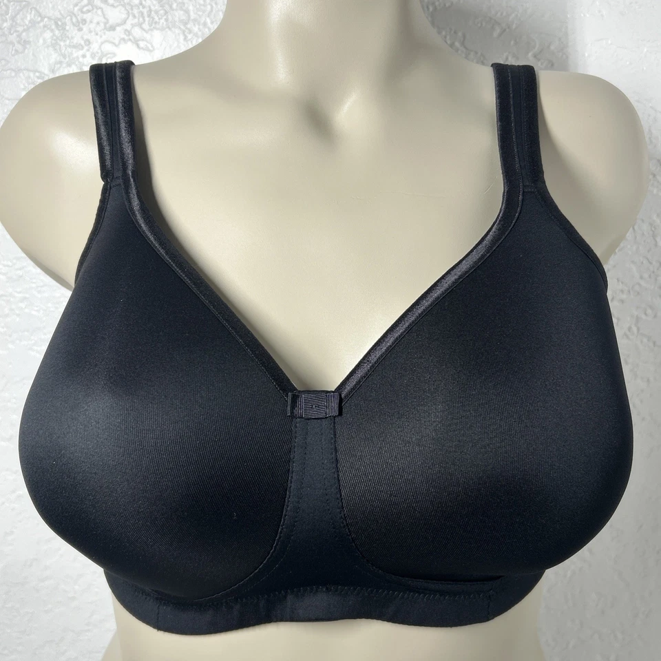 ANITA Tonya Post Mastectomy Bra Size 40D Black Wireless Padded Molded Bra - Image 1 of 4