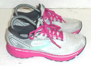 Brooks Ghost 14 Women's Running Shoes Pink Gray Size: 7.5 B  1203561B024 READ - Picture 1 of 12