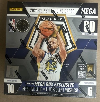 2024-25 Panini Mosaic NBA Basketball Mega Box BRAND NEW FACTORY SEALED - Image 1 of 4