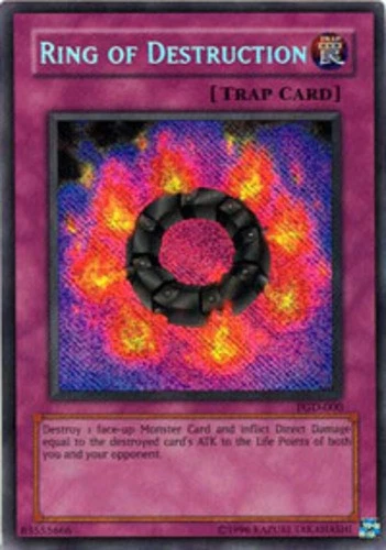 Yugioh! LP Ring of Destruction - PGD-000 - Secret Rare - 1st Edition Lightly Pla - Image 1 of 1