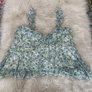 Canotta donna floreale boho Wild Fable nuova con etichette Cottagecore Y2K taglie forti 1X - Foto 1 di 7