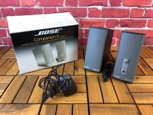 NEW In Open Box - BOSE COMPANION 2 SERIES II Multimedia Speaker System GRAY Nice - Afbeelding 1 van 21