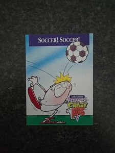 1992 LITTLE CAESARS CRAZY KIDS SOCCER CARD NUMBER 6 - Picture 1 of 3