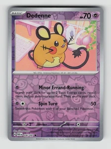 Dedenne, PAF, SV: Paldean Fates, 036/091, Common, Reverse Holo, NM - Bild 1 von 2