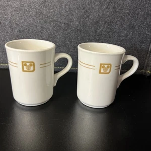 Vintage Walt Disney World Epcot Mayer Restaurant Geschirr Tassen Kaffeetasse Freizeitpark - Bild 1 von 8