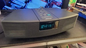 Bose Wave AWR1-1W AM/FM Alarm Radio AM/FM System Black, Missing Antenna & Remote - Picture 1 of 8