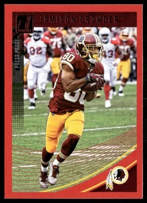 2018 Donruss Press Proof Red Jamison Crowder #289 - Image 1 of 2