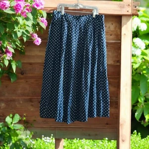 J.G. Haken Rockabilly Rock Viva Las Vegas Navy Polka Dot Plissee 12 60er Jahre - Bild 1 von 6