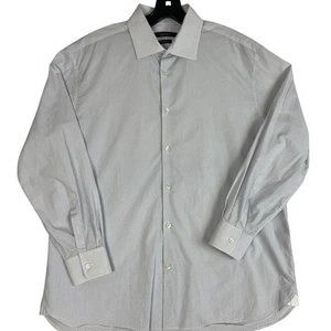 John Varvatos Herren Hemd mit Knopfleiste 100 % Baumwolle normale Passform 16,5 32/33  - Bild 1 von 9