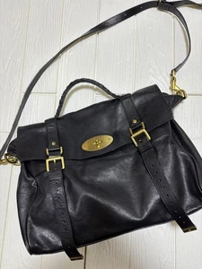 Mulberry / Alexa 2way Tasche / Top Zustand / schwarzes Leder - Bild 1 von 12