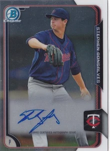 2015 Stephen Gonsalves Bowman Chrome Auto RC #BCAP-SG (A757) $6 MAX SHIP - Picture 1 of 1