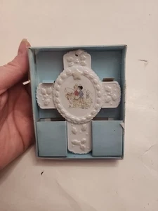 1997 Precious Moments 293911 Peace On Earth Porzellan Ornament - Bild 1 von 6