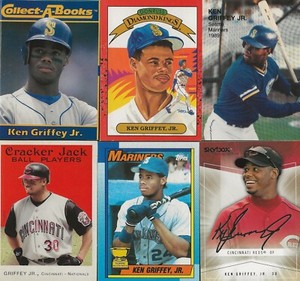 KEN GRIFFEY JR. BASEBAL CARDS *YOU PICK FROM LIST *