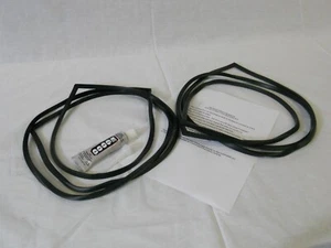 1978-1982 C3 Corvette Glass T-Top Edge Trim Moulding Kit Rubber w/glue #44702 - Bild 1 von 7