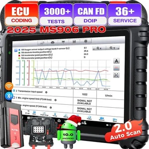2025 Autel MaxiSys MS906 Pro OBD2 Diagnostic Scanner Tool All System ECU Coding - Picture 1 of 13