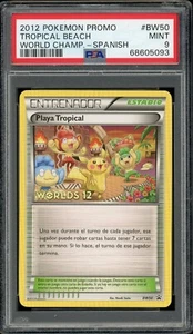 Pokemon SPANISH Tropical Beach 2012 World Championships Promo BW50 PSA 9 MINT - Picture 1 of 2