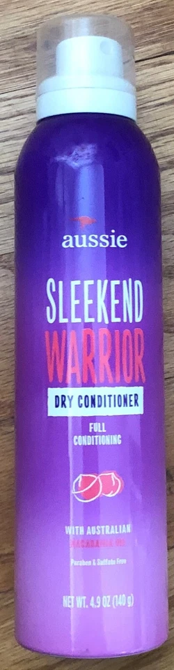 Aussie Sleekend Warrior Acondicionador Seco Champú Seco Acondicionador Completo 4.9 OZ Foto 1 de 1