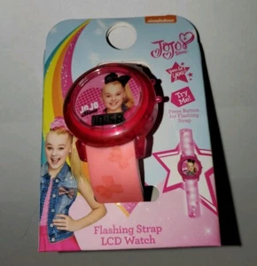Jojo Siwa Flashing Strap LCD Watch Nickelodeon NEW - Picture 1 of 1