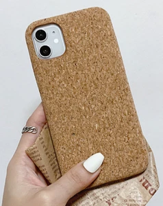 Natural Corcho Madera Funda para Móvil IPHONE 12/12 Pro/12 Pro Max / 12 Mini, - Imagen 1 de 85