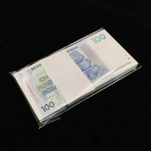 Zimbabwe 100 Dollars, 2007, Pick#69, Brick Lot of 1000 pcs, UNC - Picture 1 of 2