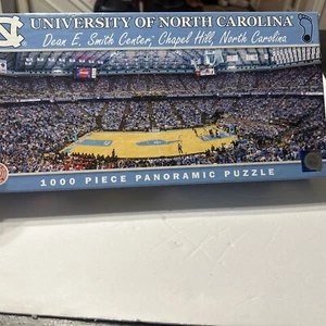 Unc Tar Heels - 1000 Piece Panoramic Jigsaw Puzzle Used As Is - Picture 1 of 6