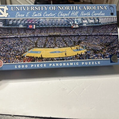 Unc Tar Heels - 1000 Piece Panoramic Jigsaw Puzzle Used As Is - Image 1 of 4