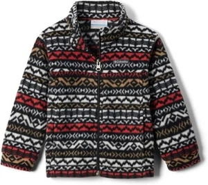 Columbia BLACK MADRAS Boys Zing III Fleece Jacket, US X-Large - Picture 1 of 4