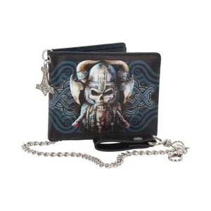 Nemesis Now Danegeld Wikinger Geldbörse mit Dekokette schwarz 11 cm - Bild 1 von 8