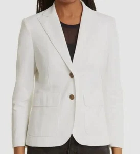 $550 Rag & Bone Women's White Nancy Knit Blazer Jacket Coat Size 2 - Picture 1 of 3