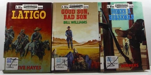 The Black Horse Western Novels tapa dura x 3 libros de vaqueros 2013 2011 ex biblioteca - Imagen 1 de 9