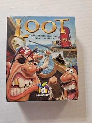 Loot The Plundering Pirate Card Game 2005 GameWright 100% Complete - Image 1 of 4