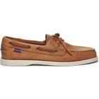 Sebago Docksides Portland Mens Brown Tan Leather Boat Deck Shoes Size 8-12