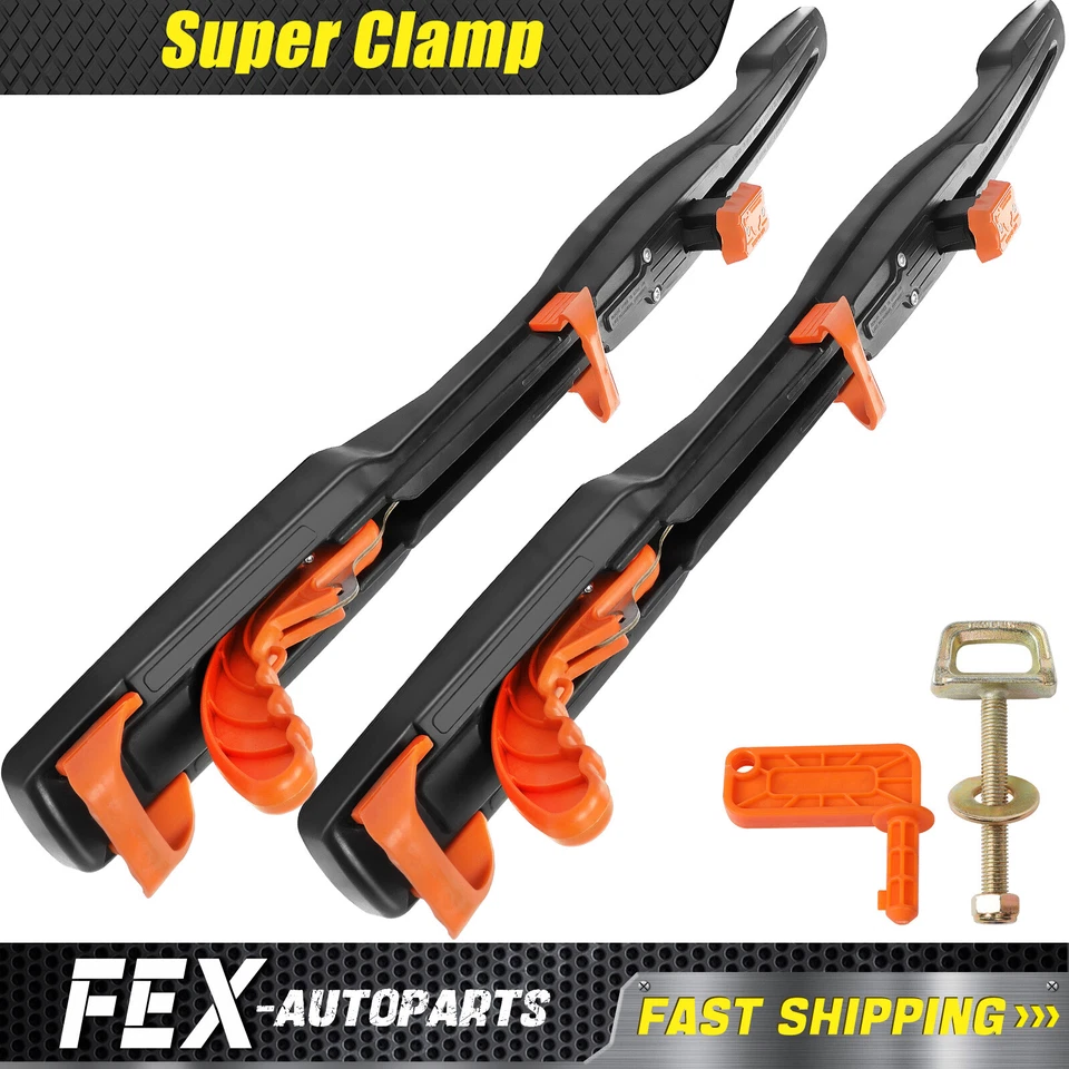 2 PCS Industries Super Clamp 2 Snowmobile/Sled Trailer Tie Down 1000 SC-FRONT-1 - Image 1 of 4