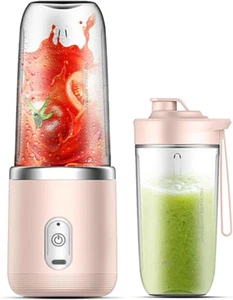 40W Mini Frullatore Portatile,Mini Mixer Portatile per Succhi, Tazza Dimensione - Foto 1 di 12
