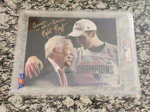 ROBERT KRAFT PSA/DNA Authentic Signed Auto Autograph Photo NEW ENGLAND PATRIOTS - Picture 1 of 4