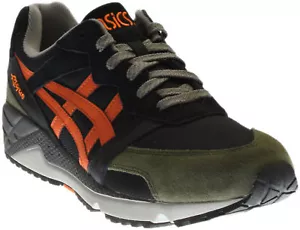 HERREN ASICS TIGER GEL-LIQUE BLK ORG ARMY GRÜN SPORTSCHUHE H6H1L-9009 Turnschuhe - Bild 1 von 1