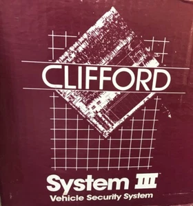Clifford System III 3 | O.G. Car Alarm w/Remote & Transmitter (New!) - Picture 1 of 3